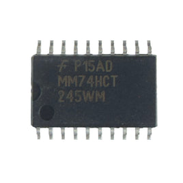 G29178 ~ (Pkg 4) Fairchild MM74HCT245WM Transceiver, Non-Inverting 1 Element 8-Bit 3-State Output SMD SOIC-20