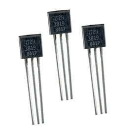 G29240 ~ (Pkg 3) 2N3819 N-Channel JFET Rated 25V 350mW TO-92