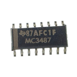 G29247 ~ (Pkg 5) Texas Instruments MC3487DR RS-422 Interface IC SMD SOIC-16 Case