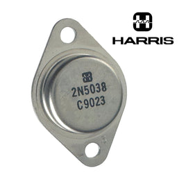 G29262 ~ Harris 2N5038 90V 20Amp 140Watts NPN Steel Case TO-3 Power Transistor
