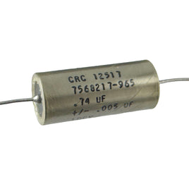 G29273 ~ Very Rare Component Research Company (CRC) Ultra Precision Calibration Axial Film 0.74µF ±0.005µF 100V