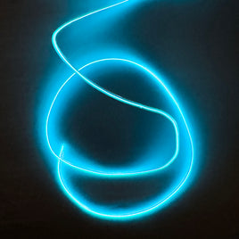 G29283 ~ 2Ft Aqua Blue Bright Glow Cuttable Neon El Wire / Electroluminescent Wire