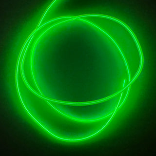 G29287 ~ 2Ft Yellow Green Bright Glow Cuttable Neon El Wire / Electroluminescent Wire