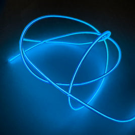 G29288 ~ 2Ft Blue Bright Glow Cuttable Neon El Wire / Electroluminescent Wire