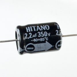 G29293 ~ Hitano Compact 2.2µF 350V 85°C Axial Electrolytic Capacitor (Copy)