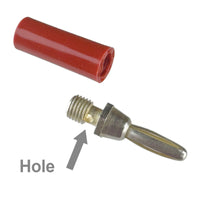 G29307 ~ H.H. Smith Top Quality Red Standard Size Insulated Banana Plug