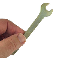 G29345 ~ Flat Steel 10mm Open End Metric Wrench