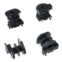 G29348 ~ (Pkg 5) Black Nylon 0.45" x 0.23" Coil Form