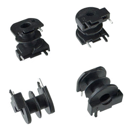 G29348 ~ (Pkg 5) Black Nylon 0.45" x 0.23" Coil Form