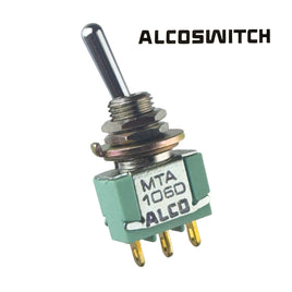 G29368 ~ Alcoswitch MTA106D SPDT Panel Mount Miniature Toggle Switch