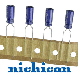 G29379 ~ (Pkg 10) Nichicon Compact 33µF 16V 85°C Radial Electrolytic Capacitor