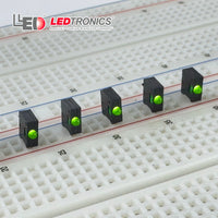 G29382 ~ (Pkg 10) Ledtronics Micro Bright Green Right-Angle LED