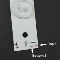 G29404 ~ (Pkg 3) Blinding 14 Watt 6 White LED Bars at 12VDC