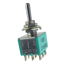 G29437 ~ Miniature Panel Mount 3PDT Center Off Toggle Switch