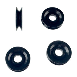 G29447 ~ (Pkg 4) High Quality Black Pulley 19mm O.D.