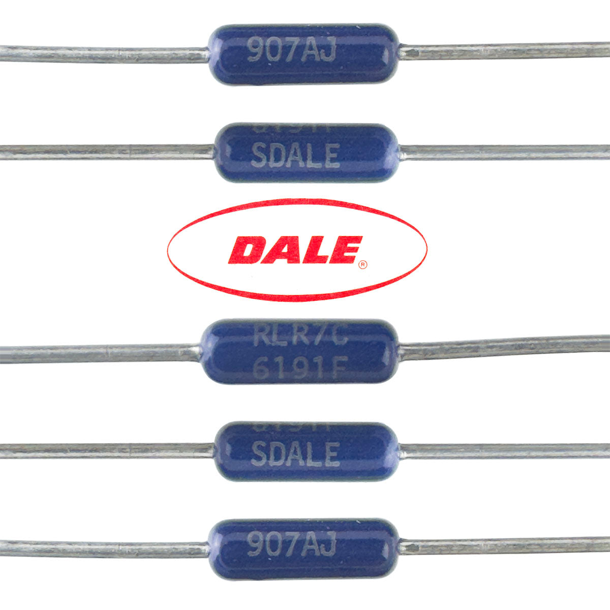 Dale Electronics G29452 ~ (Pkg 10) Dale RLR07C6191FS High Reliability Metal Film 6.19K