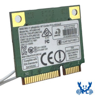 G29478 ~  Realtek RTL8821AE Wifi & Bluetooth 4.0 Mini PCIe Card With Antennas
