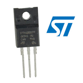 G29521 ~ ST Microelectronics STTH1002CFP Dual Center Tap 200V (2 x 8Amp) Rectifier