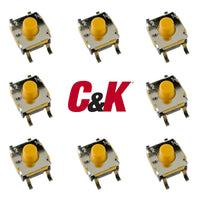 G29526 ~ (Pkg 10) C&K SMD Tactile Pushbutton Switch Type KSC421GLFS