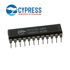 G29572 ~ Cypress CY7C128-55PC 2K x 8 SRAM 24 Pin Dip