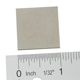 G29638 ~ Heavy Duty Ultrasonic 5MHz PZT-8 1" x 1" x 0.0825" Thick Double Sided Piezoceramic Transducer