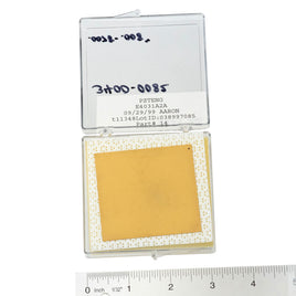 G29643 ~ Giant Double Sided AL-B-21 Gold Plated 10MHz Piezoelectric Plate