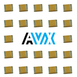 G29648 ~ (Pkg 25) AVX/Kyocera 12101C104KAT2A 0.1uF (104) 100V 10% Multilayer Ceramic SMD Capacitor