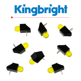 G29657 ~ (Pkg 8) Kingbright WP1533BQ/YD Circuit Board Indicator Yellow Diffused