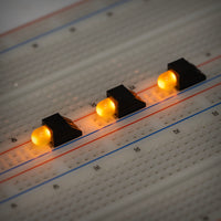 G29657 ~ (Pkg 8) Kingbright WP1533BQ/YD Circuit Board Indicator Yellow Diffused