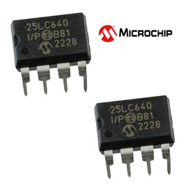 G29670 ~ (Pkg 2) Microchip 25LC640I/P EEPROM 8K x 8 64kbit