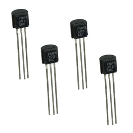 G29682 ~ (Pkg 4) Fairchild MPSA93 Silicon PNP TO-92 Transistor 300V 500mA