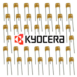 G29683 ~ (Pkg 50) Kyocera SR201A102TAA 0.001uF 100V Mono Capacitor