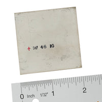 G29748 ~ Giant 0.04" thick 2"x 2" PZT-5 Silver Plated Piezo Specialty Transducer