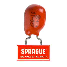 G29759 ~ Sprague 220MF 10V Dip Tantalum Capacitor