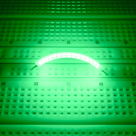 G29776 ~ Flexible Silicone 40mm COB Bright Green Emerald Green String Led Light