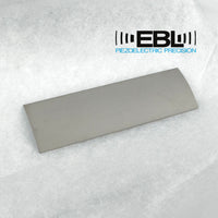 G29780 ~ EBL Products PZT "Hard" Lead Zirconate Titanate 2" x 0.6" R:1" x 0.012" thick Cylindrical Focus Piezo Transducer