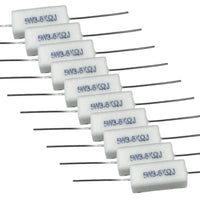 G29792 + (Pkg 10) 5W 3.6K Ohm 5% Cement Ceramic Wirewound Resistors 5W3.6KΩJ