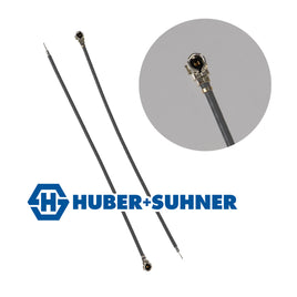G29820 ~ (Pkg 2) Amazing Unique Tiny Coax Cable with Connector Huber-Suhner KSM-7191-03.25