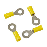 G29849 ~ Amp 34855 Insulated Ring Terminal 1/4" Stud 10-12AWG Crimp