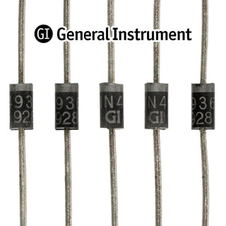 G29899 ~ (Pkg 25) General Instrument 1N4936 400V 1Amp Fast Recovery Rectifier