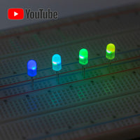 G29910 ~ (Pkg 4) Beautiful Magic 5mm Frosted Lens Color Changing LED