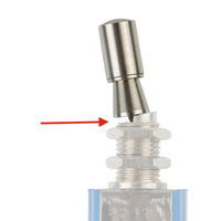 G29918 ~ APEM 5232-2K Momentary Locking Panel Mount SPDT Miniature Toggle Switch
