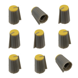 G29937 ~ (Pkg 10) 6mm "D" 1/4" Shaft "Push On" Type Potentiometer Knob