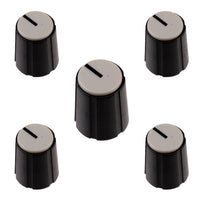 G29942 ~ (Pkg 10) 6mm "D" 1/4" Shaft "Push On" Type Potentiometer Knob
