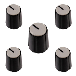 G29942 ~ (Pkg 10) 6mm "D" 1/4" Shaft "Push On" Type Potentiometer Knob