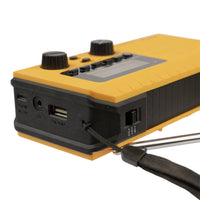 G29944 ` MAKSH RD-719X Emergency Solar Hand Crank AM FM NOAA Weather Alert Radio Power Bank