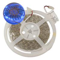 G29945 ` (Factory Reel) SuperBrightLEDs NFLS-B300X3-WHT-LC2 Blue 5050 LED Light Strip 12VDC 5m Reel 300 LEDs