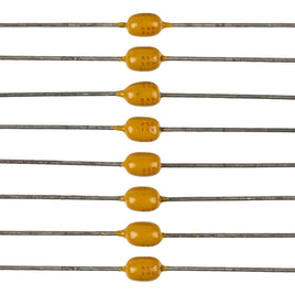 G29950 + (Pkg 20) 0.1uF 50V X7R 10% Axial Leaded Multilayer Ceramic Capacitors MLCC 104