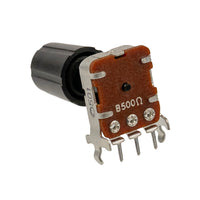 G29952 ~ (Pkg 4) Miniature 500 Ohm Linear Taper Potentiometer & Knob