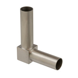 G29963 ~ Unique Titanium Hollow Tube "L" Coupler/Adapter